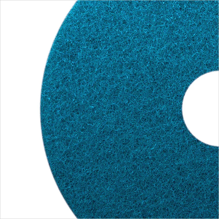 a blue circular object with a hole in the middle