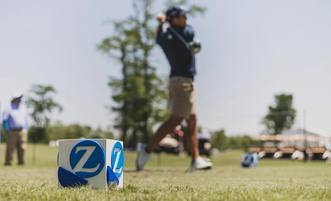 a cube with a logo on it