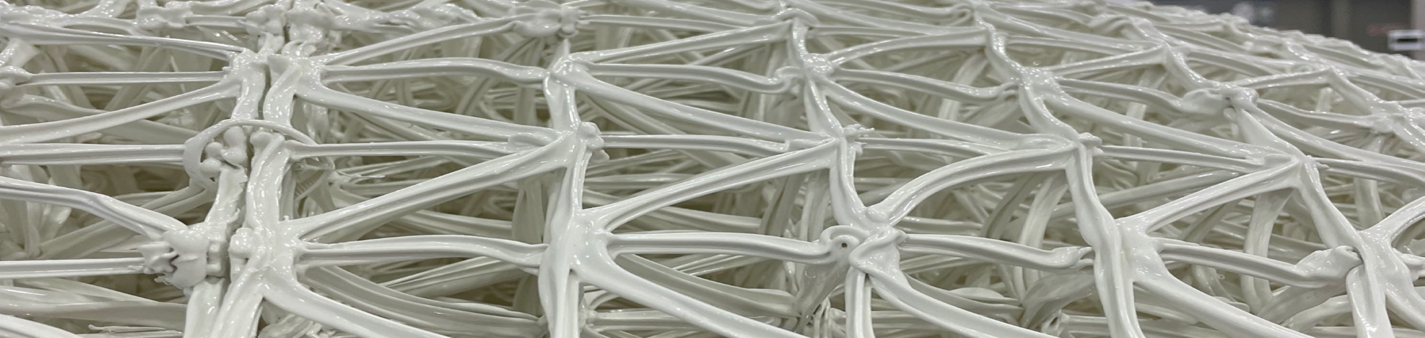 a close up of white paint