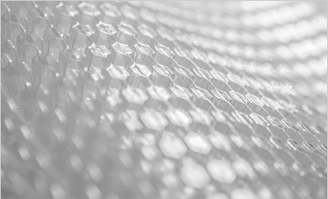 a close up of a white surface