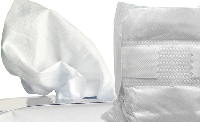 a close-up of a tissue