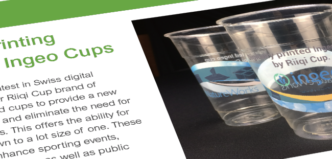 a couple of plastic cups